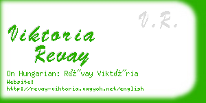 viktoria revay business card